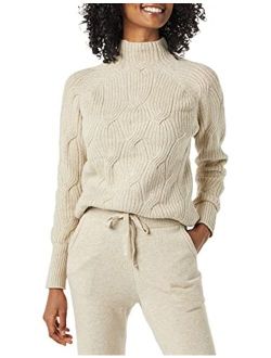 Women's Soft Touch Funnel Neck Cable Sweater