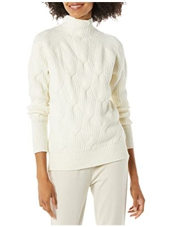 Women's Soft Touch Funnel Neck Cable Sweater