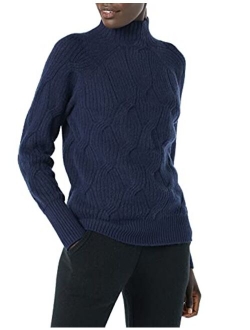 Women's Soft Touch Funnel Neck Cable Sweater