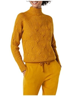 Women's Soft Touch Funnel Neck Cable Sweater