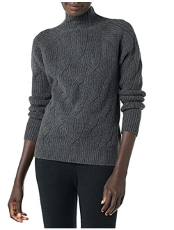 Women's Soft Touch Funnel Neck Cable Sweater