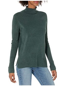 Women's Mid-Gauge Stretch Funnel Neck Sweater