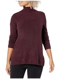 Women's Mid-Gauge Stretch Funnel Neck Sweater