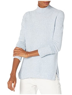 Women's Mid-Gauge Stretch Funnel Neck Sweater