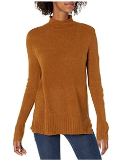 Women's Mid-Gauge Stretch Funnel Neck Sweater