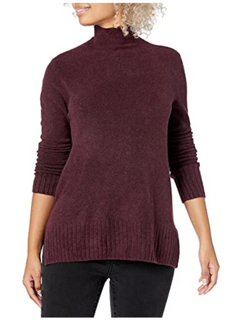 Goodthreads Women's Mid-Gauge Stretch Funnel Neck Sweater