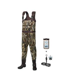 Buy HISEA Upgrade Chest Waders Fishing Waders for Men with Boots Waterproof  Lightweight Bootfoot Cleated 2-Ply Nylon/PVC online