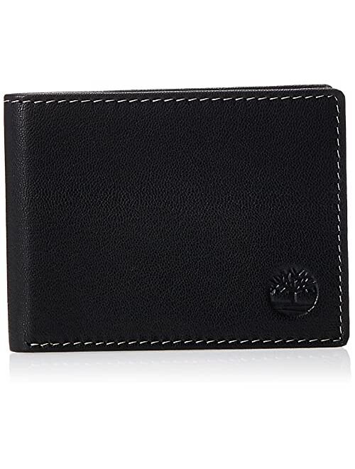 Timberland Men's Blix Slimfold Leather Wallet