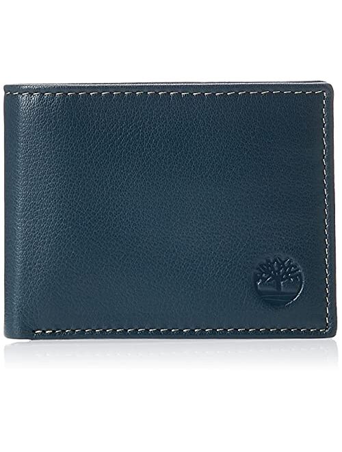 Timberland Men's Blix Slimfold Leather Wallet