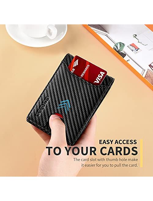 Buy Runbox Leather Bifold Wallets for Men with Rfid Blocking Large ...