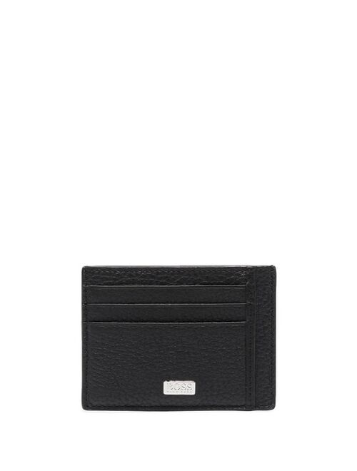 Hugo Boss Crosstown logo plaque cardholder