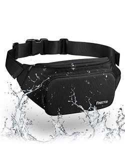 FREETOO Waist Pack Bag Fanny Pack for Men&Women Hip Bum Bag with Adjustable Strap for Outdoors Workout Traveling Casual Running Hiking Cycling