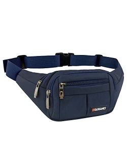 Fanny Pack for Men Fanny Packs for Women Fashionable Waist Bag for Hiking Running Traveling Plus Size Adjustable