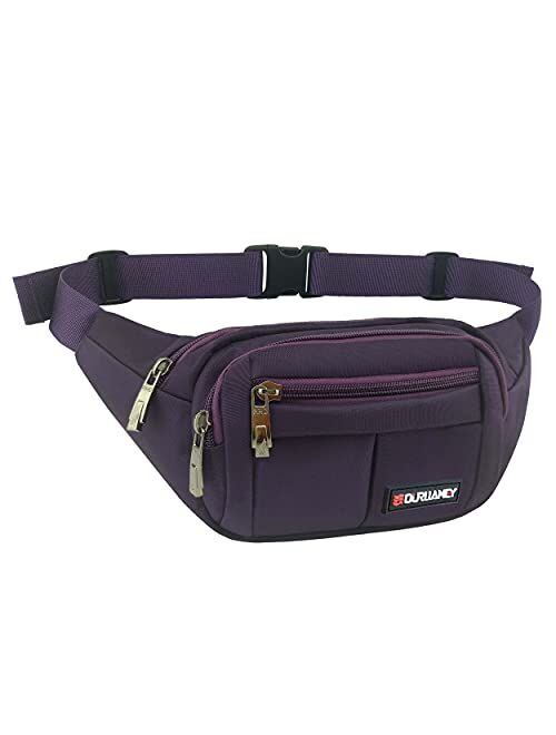 Fanny Pack for Men Fanny Packs for Women Fashionable Waist Bag for Hiking Running Traveling Plus Size Adjustable