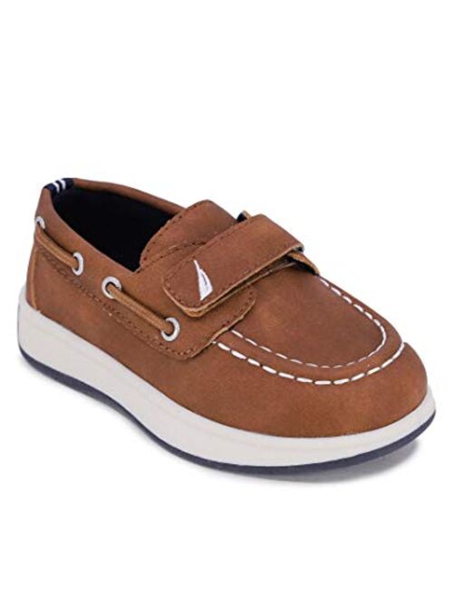 Nautica Kids Boys Loafers Casual One Strap Boat Shoes - (Toddler/Little Kid)