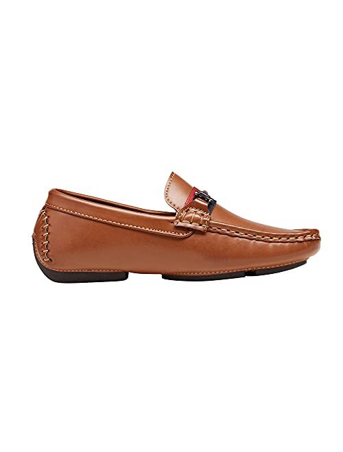 Bruno Marc Boy's Loafer Slip-On Dress Shoes