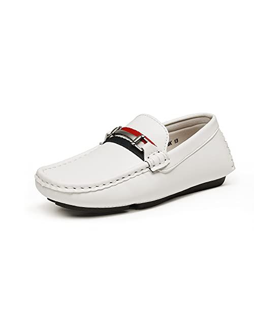 Bruno Marc Boy's Loafer Slip-On Dress Shoes