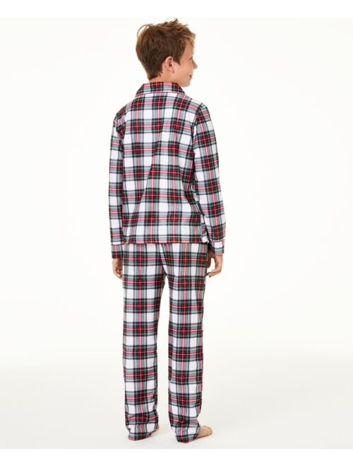 Family Pajamas Matching Kids Stewart Plaid Pajama Set, Created for Macy's