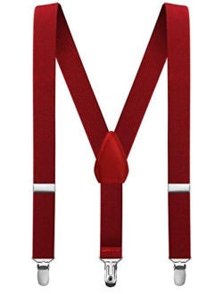 1 Inch Durable Suspenders for 5M-10Y Kids Boys Girls