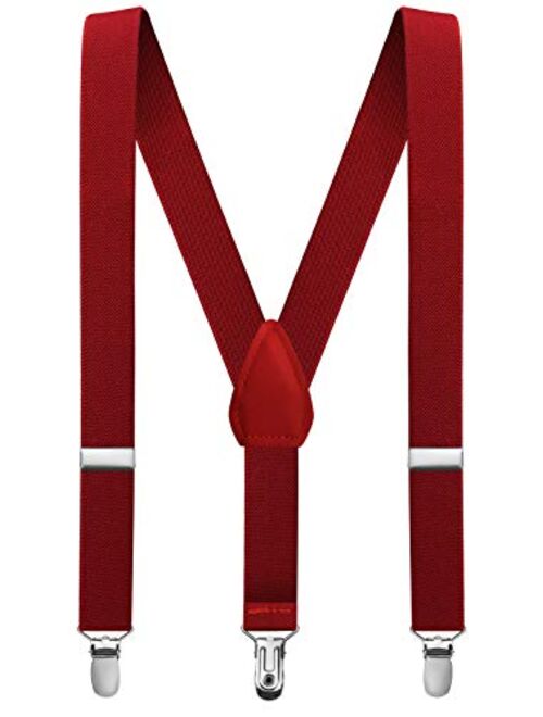 1 Inch Durable Suspenders for 5M-10Y Kids Boys Girls