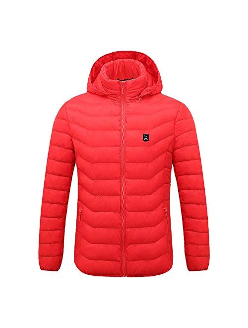 ANTARCTICA Upgraded USB Electric Heated Lightweight Rechargeable Heating Waistcoat Down Jacket Coat (Power Bank NOT Included)