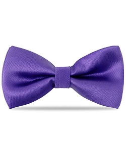 Kids Boys Silk Bow Ties - Adjustable Bowtie for Baby Toddler Gifts