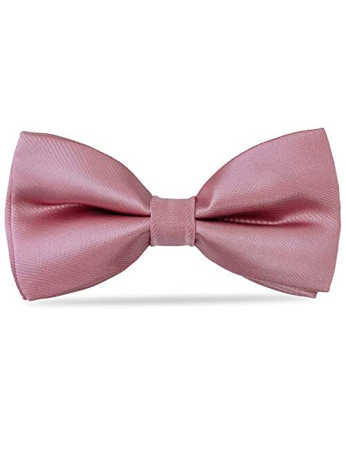 Kids Boys Silk Bow Ties - Adjustable Bowtie for Baby Toddler Gifts