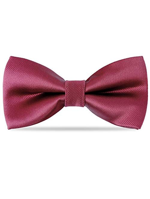 Kids Boys Silk Bow Ties - Adjustable Bowtie for Baby Toddler Gifts