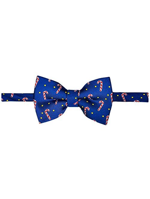 Retreez Delightful Christmas Candy Canes Pattern Pre-tied Boy's Bow Tie