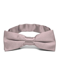 TieMart Boys' Pre-Tied Adjustable Band Collar Bow Tie