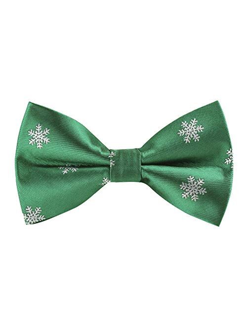 Alizeal Toddler Christmas Pattern Pre-tied Party Bow Tie