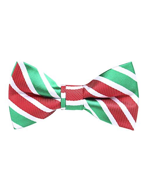 Alizeal Toddler Christmas Pattern Pre-tied Party Bow Tie