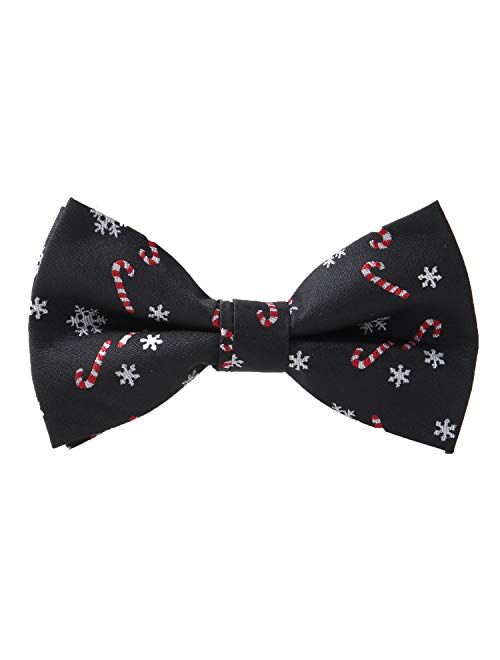 Alizeal Toddler Christmas Pattern Pre-tied Party Bow Tie