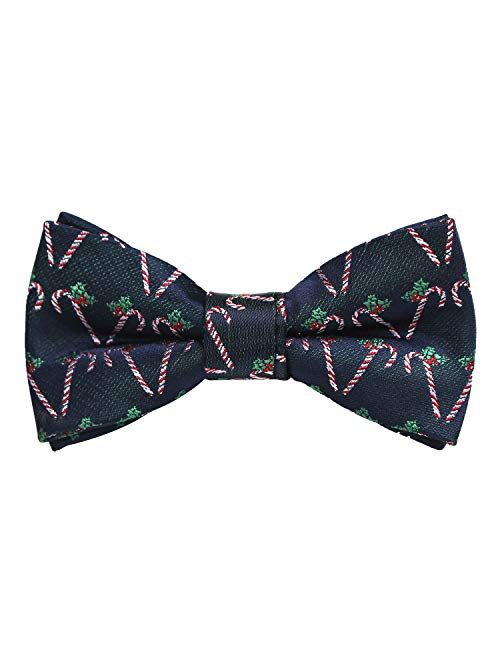 Alizeal Toddler Christmas Pattern Pre-tied Party Bow Tie