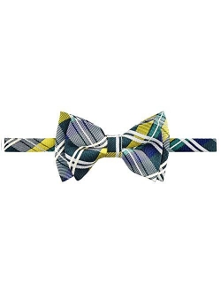 Retreez Elegant Tartan Plaid Check Woven Microfiber Pre-tied Boy's Bow Tie