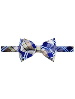 Retreez Elegant Tartan Plaid Check Woven Microfiber Pre-tied Boy's Bow Tie