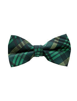 Boy's Plaid Woven Bow Tie