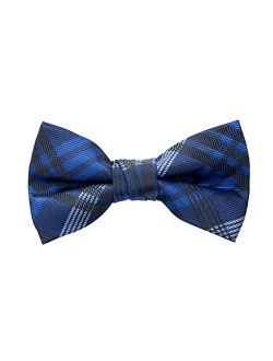 Boy's Plaid Woven Bow Tie