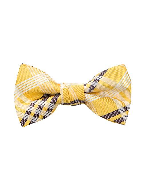 Spring Notion Boy's Plaid Woven Bow Tie