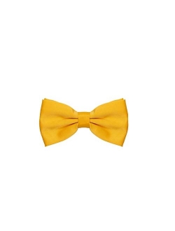 BURLET Bow Tie - Black Bow Tie - Bow Tie for Men - Bowtie Men - Silk Look