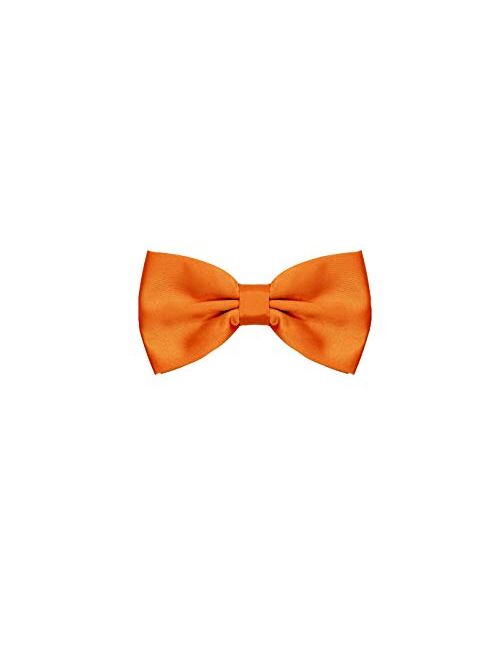 BURLET Bow Tie - Black Bow Tie - Bow Tie for Men - Bowtie Men - Silk Look