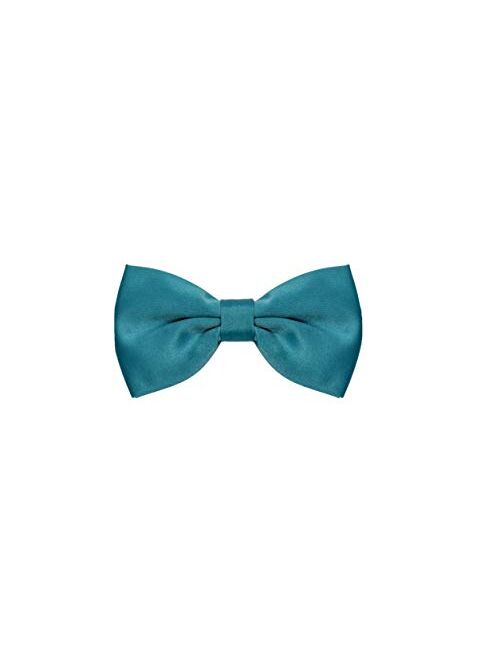 BURLET Bow Tie - Black Bow Tie - Bow Tie for Men - Bowtie Men - Silk Look