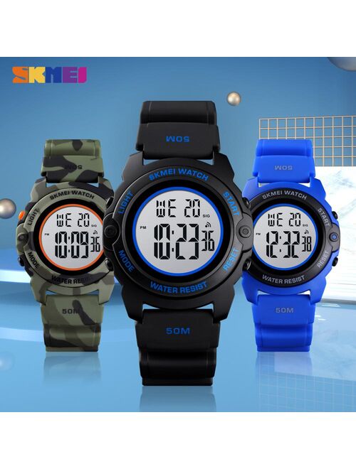 SKMEI 1574 Digital Boys Kids Watches Time Chrono Children Watch Waterproof Camo Sports Hour Clock Boy Teenager Wristwatches