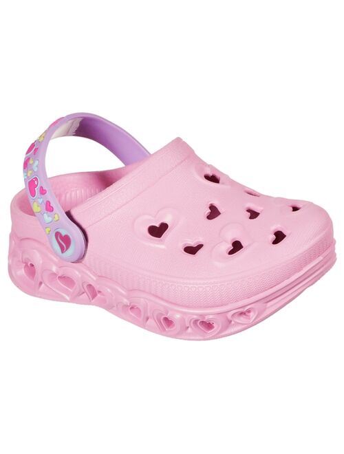 SKECHERS Toddler Girls Foamiest Light Hearted - Unicorns and amp Sunshine Clog Shoes from Finish Line
