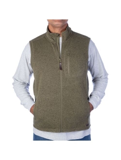 Men's Smith's Workwear Full-Zip Sweater Fleece Vest