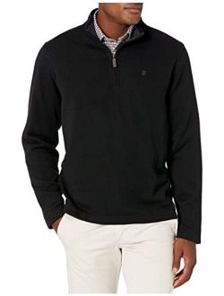 Men's Advantage Performance Quarter Zip Sweater Fleece Solid Pullover