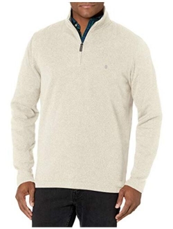 Men's Advantage Performance Quarter Zip Sweater Fleece Solid Pullover