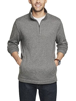 Men's Flex Long Sleeve 1/4 Zip Soft Sweater Fleece