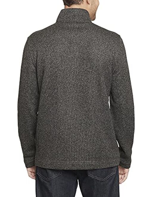 Van Heusen Men's Flex Long Sleeve 1/4 Zip Soft Sweater Fleece