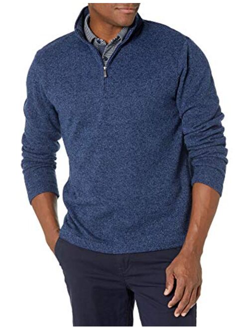 Van Heusen Men's Flex Long Sleeve 1/4 Zip Soft Sweater Fleece